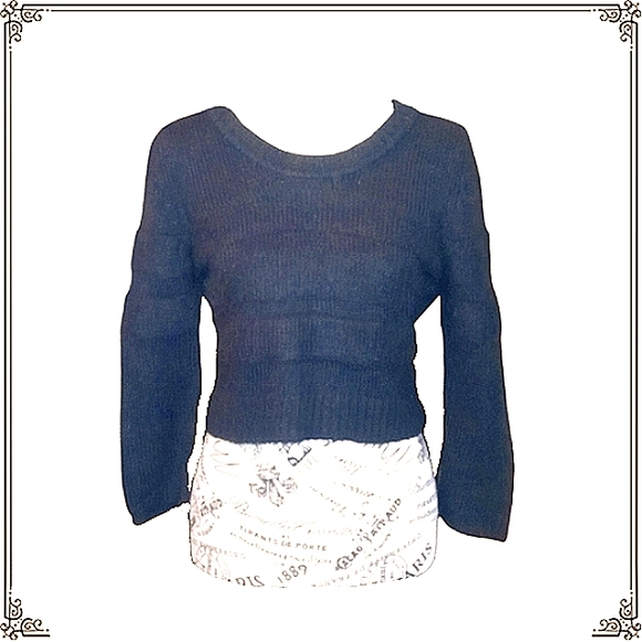 Sweater Project Cropped Sweater Size Med - Picture 1 of 6